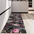thumbnail image 4 of Pioneer Flower Floral Print Pattern Kitchen Rug Mat,Kitchen Runner Rugs Non Skid Washable,Decorative Kitchen Floor Mats for Kitchen,Sink,Laundry,17"X47", 4 of 5