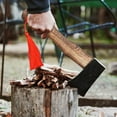 thumbnail image 4 of Antqov Wooden Axe Handle Spare Axe Handle Red Rope Luck Axe Handle, Home Accessories, 4 of 6