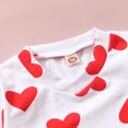 thumbnail image 4 of Yievot Valentine Day Gift Baby Girls' Clothing Sets Heart Printed Cute Girl Set Spring Fall Long Sleeve Outfits Baby Girl Outfits Newborn 1-6 Years 2024 Spring Baby Outfits Gifts on Clearance, 4 of 7