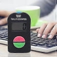 thumbnail image 2 of 2 Pcs Electronic Counter, Digital Hand Tally Counter Electronic Manual Clicker With Lanyard Add Subtract Model, 2 of 5