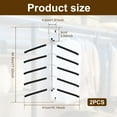thumbnail image 2 of 2Pcs Multiple Shirt Hangers Nonslip Multi Hangers Anti Scratch Multi Layer Hanger Space Saving Hangers Portable Multiple Hanger Organizer for Closet Organizers Clothes Home, 2 of 10