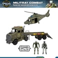 thumbnail image 2 of Juguete Camión Militar con Helicóptero y Figuras de Soldados Incluidas con Armas, 2 of 4