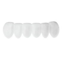 White Grillz Bottom Teeth  Removable False Fake Six Teeth Plastic Grill Hip Hop Mouth Grills