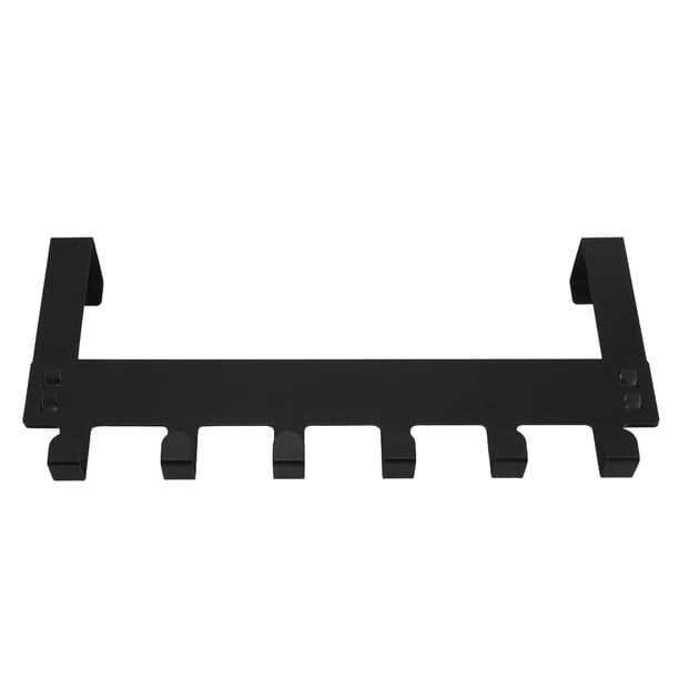 BESTYASH Resistentes Sobre Puerta Color Negro Para Colgar Abrigos Y Bolsos Sin Necesidad De Taladro