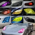 thumbnail image 5 of 12 Color Car Light Headlight Taillight Tint Vinyl Film Sticker Sheet Fog Light Rear Lamp Matt Smoke Film 30x150cm, 5 of 5