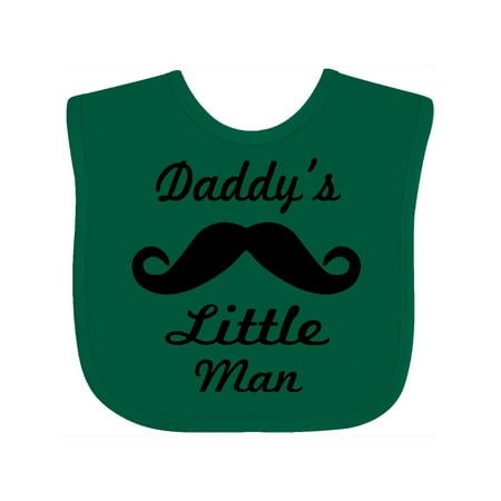 

Inktastic Daddy s Little Man Gift Baby Boy Bib