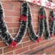 thumbnail image 2 of Christmas Tinsel Ribbons Green Cane Ribbon Garland Xmas Tree Hanging Pendent Xmas Ribbons Wreath Ornaments Party Home Decoration, 2 of 5