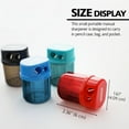 thumbnail image 2 of BAZIC Pencil Sharpener Dual Blades, Standard & Jumbo Size Crayons, 24-Pack, 2 of 7