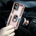 thumbnail image 3 of YEYKX for Motorola Moto G Play 4G 2024 6.5-inch Phone Case, Impact Resistant Metal Ring Magnetic Support Kickstand Drop Protector Cover for Motorola Moto G Play 4G 2024 6.5-inch,Rose Gold, 3 of 7
