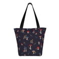 thumbnail image 3 of Kll Tote Bag For Women Mushrooms3 Print Shopping Grocery Reusable Bags For Office School Shopping Travel, 3 of 8