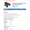 thumbnail image 2 of Air Intake Hose - Compatible with 2009 - 2010 Saturn Outlook 3.6L V6, 2 of 2