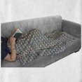 thumbnail image 5 of Unicorn Party Soft Flannel Fleece Blanket, Fantasy World Pastel Tones Pattern Nursery Childish Funny Cartoon, Cozy Plush for Indoor and Outdoor Use, 60" x 80", Dimgray and Multicolor, by Ambesonne, 5 of 5
