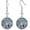 Abalone Tree of Life, variant on Filigree Earrings 925 Sterling Silver Vintage Dangle Drop Leverback Earrings with March Birthstone Bohemian Filigree Jewelry Gifts for Women
