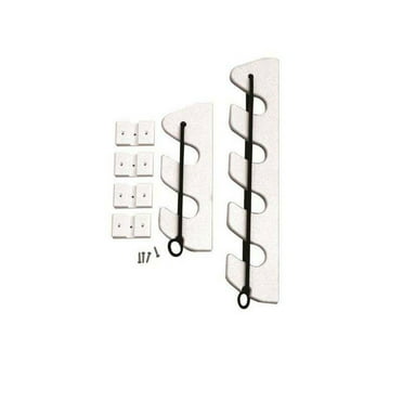 TACO Marine P03-063W 3-Rod Deluxe Poly Rod Rack - White - Walmart.com