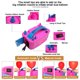 thumbnail image 3 of Inflador de bomba de soplador de globo de doble boquilla portátil eléctrico de dos piezas para decoración, fiesta [110 V ~ 120 V, 600 W, rosa roja] XianweiShao 8390615167888, 3 of 3