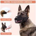 thumbnail image 5 of Traje de bozales para perros, 1 PCS Anti-morder Barking Bozales para mascotas Cubierta ajustable para la boca del bozal para perros - Negro, 5 of 5