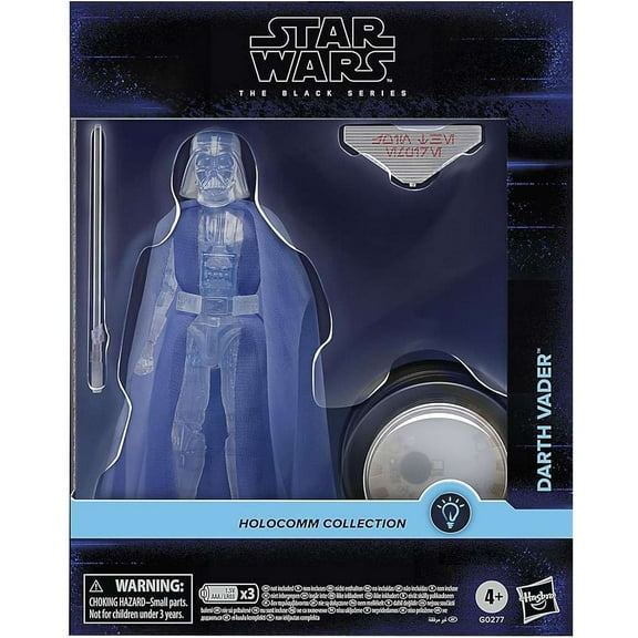 Star Wars Black Series Darth Vader Action Figure (with Light-Up Holopuck)