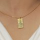 thumbnail image 4 of Collar de Tarot JeenMata La Suma Sacerdotisa Unisex en Baño de Oro Amarillo, 4 of 6