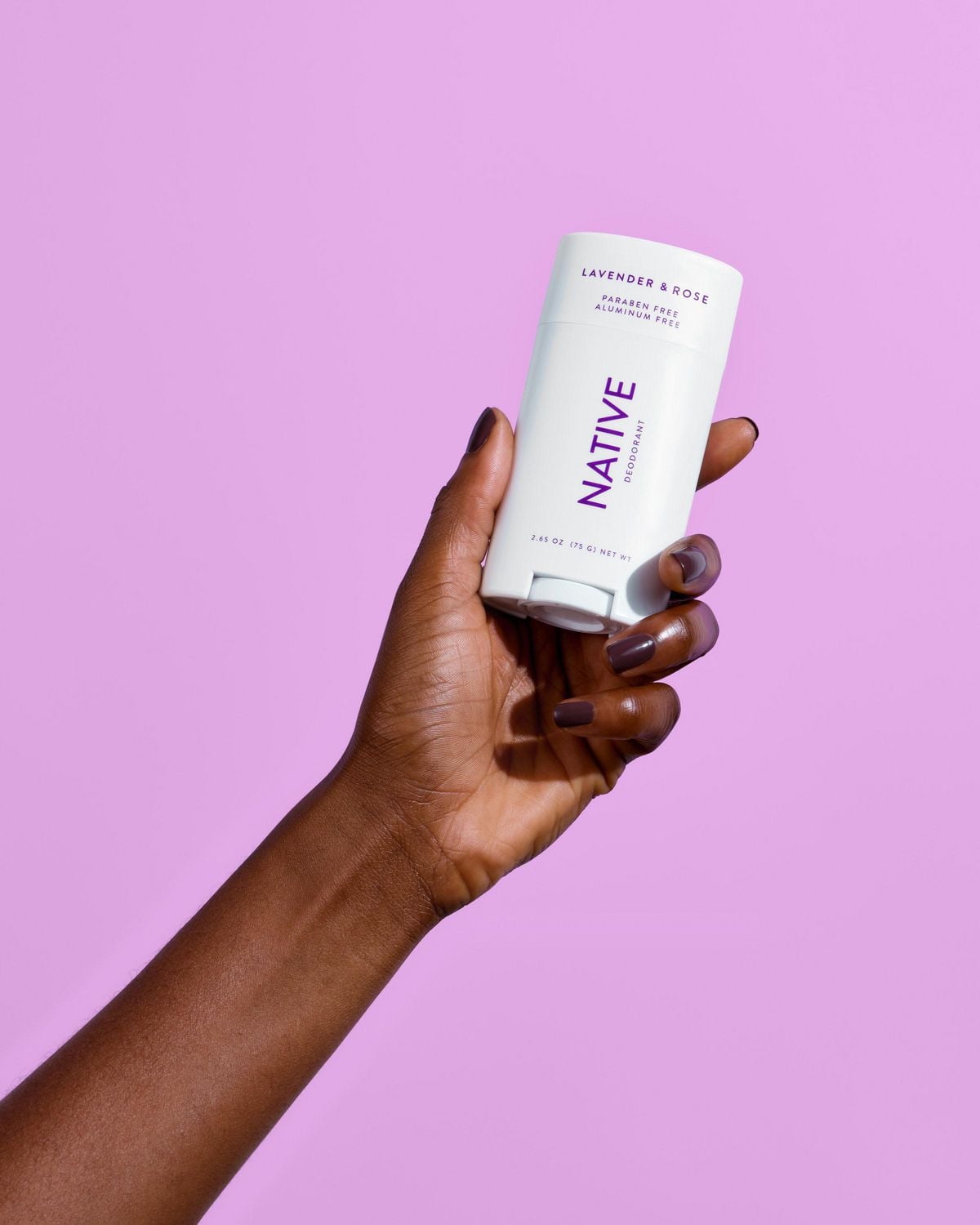 Native – Desodorisant sans aluminium, lavande et rose 75g