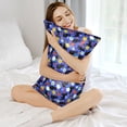 thumbnail image 3 of KLL Black Cats And Flowers Pattern Silk Pillowcase for Hair and Skin Standard Size 20"X 30" Soft Breathable Pillow Covers for Sleeping, 3 of 6