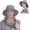 Dark Grey, variant on Head Net Hat, Safari Hat Sun Hat Bucket Hat with Hidden Net Mesh 1Pack