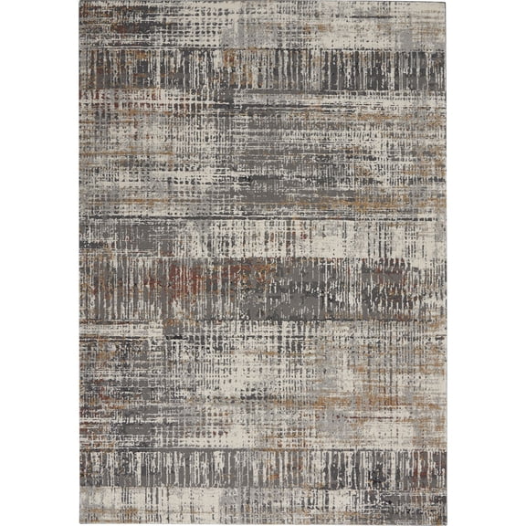 Nourison Ludlow LDW04 Multicolor Area Rug - Multicolor 5'3" x 7'3"