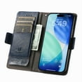 thumbnail image 3 of Dteck Magnetic Wallet Case for iPhone 17,Leather Card Slots Cash Pocket Case Shockproof Kickstand Cover for iPhone 17,Darkblue, 3 of 5