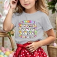 thumbnail image 2 of Xuewenshw Children's Casual Letter Pattern Print Multicolor Round Neck Short Sleeves Rjd2 Shirt, 2 of 4