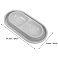 thumbnail image 2 of unbranded Cat Bowl Para Comida Y Con Base Antideslizante Ideal Para Mascotas En Interior Y Exterior, 2 of 8