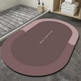 thumbnail image 1 of Alfombrilla de baño de diatomita, suave y cómoda, absorción de agua, no, secado rápido para alfombra de suelo de baño, alfombras de suelo de entrada d Óvalo Rojo L Fernando alfombra de baño, 1 of 7