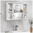 thumbnail image 4 of Espejo Con Touch Luz Led 3modo Con Organizador De Baño 40x60 Eo Safe Imports Blanco, 4 of 5