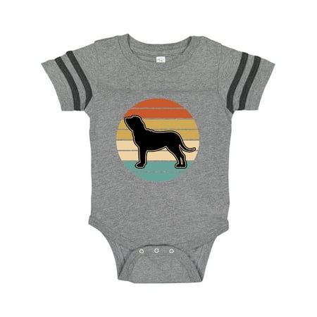

Inktastic Bloodhound Dog Retro Sunset Gift Baby Boy or Baby Girl Bodysuit