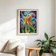 thumbnail image 5 of BYGFHLYW Diamond Art Kits for Adults, Colorful Octopus Ocean 5D Full Round Drill DIY Diamond Painting, Marine Animal Home Wall Decor, 11.8x15.8 Inch, 5 of 7