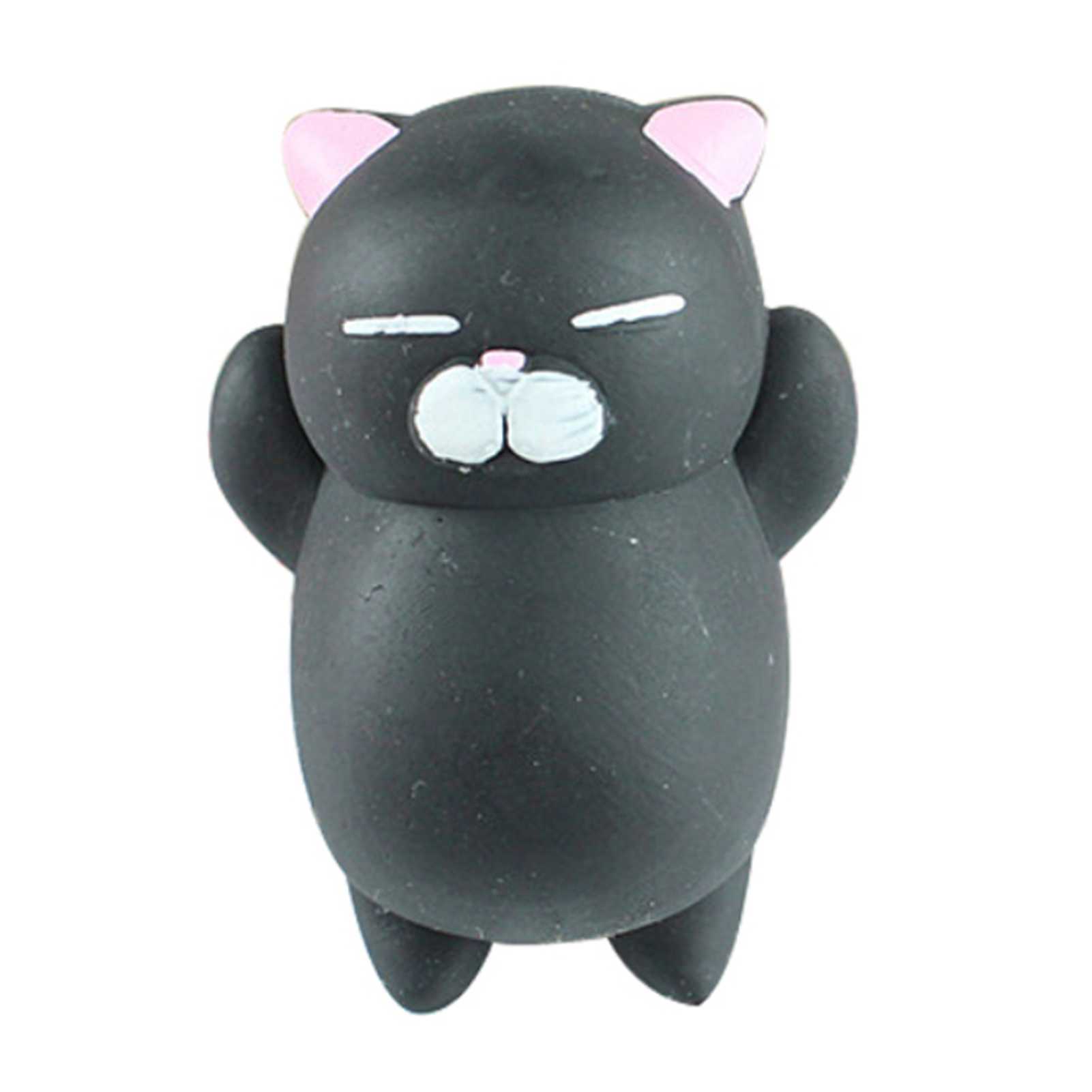 Suaninxi Pinch Angry Cat Cute Pet Toy Decompression Artifact Vent Toy Cat-Shaped  Stress Relief Balls Squeeze Toys Holiday Kids Gift. (Black) : :  Toys