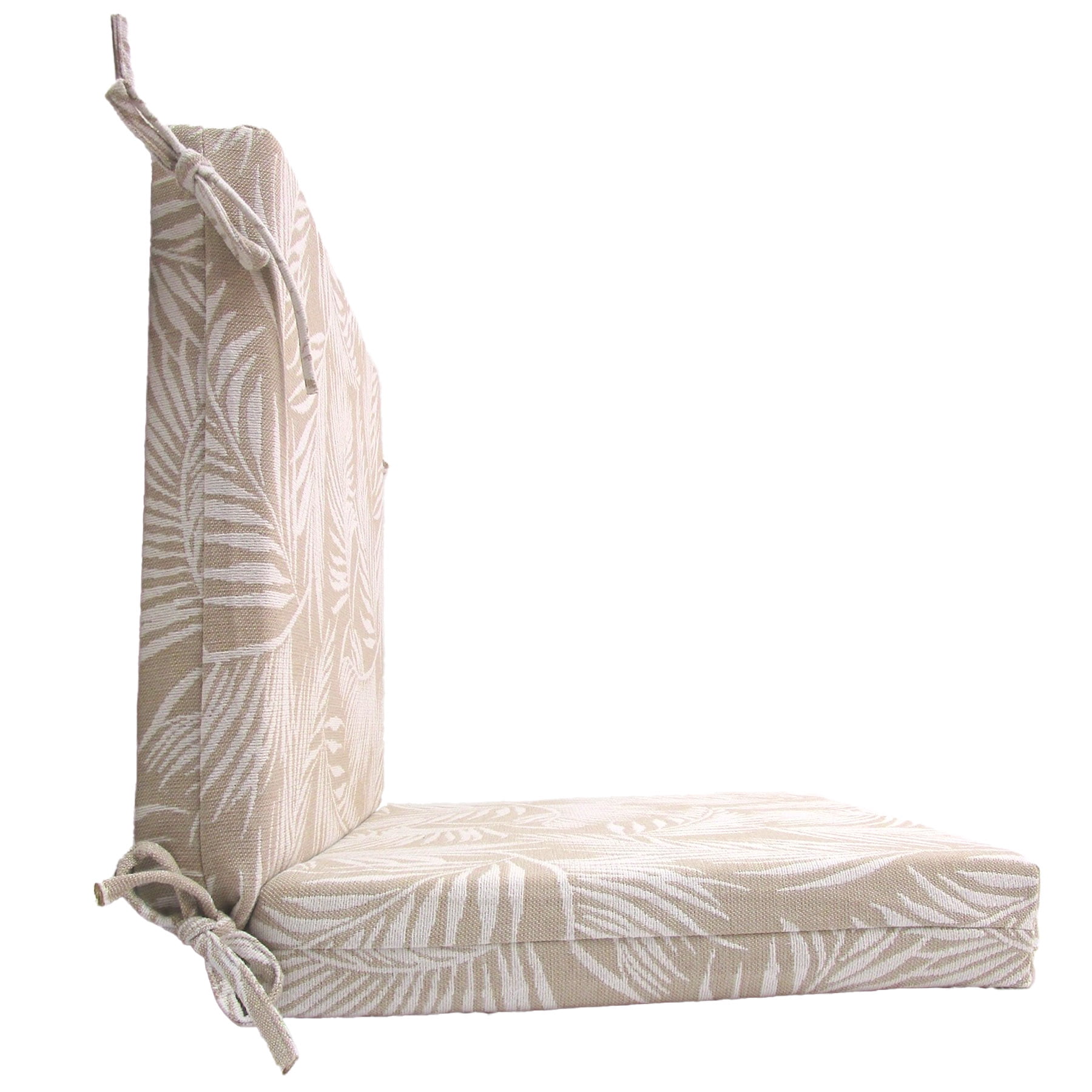 Better Homes & Gardens 44 in x 20 in Outdoor Chair Seat Cushion, 1-Piece, Palm Tan