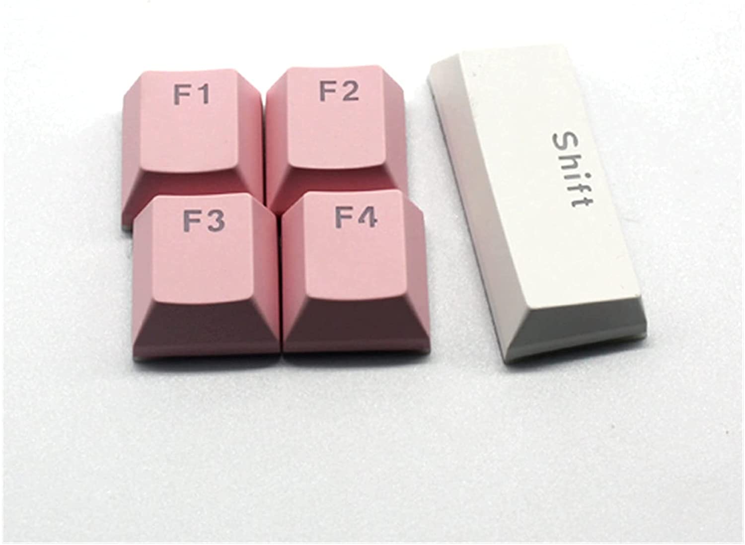 Floating Type Keycaps Keycap Translucent Keycaps Two-Color Luminous Gaming Keyboard Floating ...