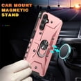 thumbnail image 6 of Case for Samsung Galaxy A15 4G / 5G Military Grade Shockproof Magnetic Attachment with Stand Case Cover,Rose gold,For Galaxy A15 4G / 5G, 6 of 6