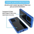 thumbnail image 3 of Galaxy S20 Case,Takfox Galaxy S20 Phone Case Shock Absorbing, Rugged Shockproof Crystal Clear Hard Case Full Body Protective Sturdy Cover TPU Shell Bumper Case for Samsung Galaxy S20, Blue, 3 of 7