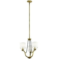 3 Light Mini Chandelier in Traditional Style-19.5 inches Tall and 18 inches Wide Bailey Street Home 147-Bel-3329973