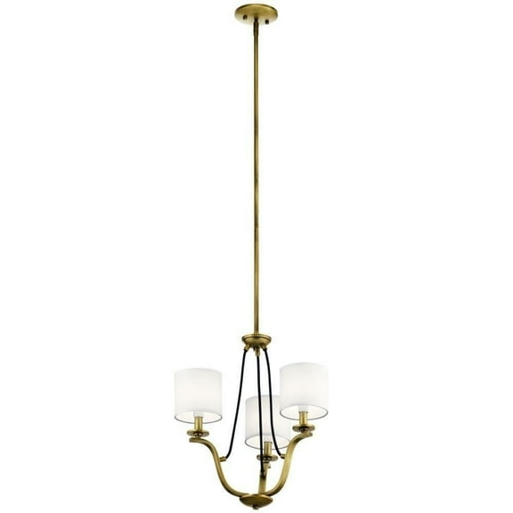 3 Light Mini Chandelier in Traditional Style-19.5 inches Tall and 18 inches Wide Bailey Street Home 147-Bel-3329973