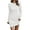 White, variant on Prolriy Sweater Dresses for Women 2024 Trendy Women's Casual Turtleneck Long Sweater Dress Women Turtleneck Long Sleeve Knit Stretchable Elasticity Slim Sweater Bodycon Womens Sweater Dress Blue1 XXL
