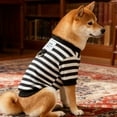 thumbnail image 5 of Pet's Clothes Christmas Autumn Winter Striped Pullover Hoodie For Small Medium Cats And Cozy Sweater, 5 of 5
