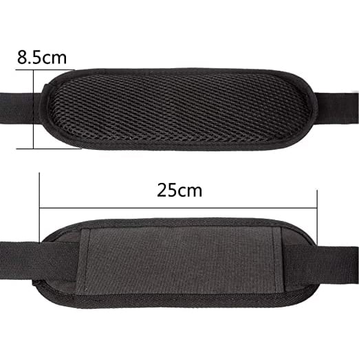 61 Replacement Shoulder Strap, Padded Long Duffel Bag Strap Universal  Adjustable Shoulder Belt with Metal Hooks and Non-Slip Pad for Briefcase  Pet Carrier Bag Tool Laptop Camera Bag 