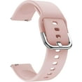 thumbnail image 1 of Ewenys Correa deportiva de silicona suave para reloj inteligente, compatible con Samsung Galaxy Watch 3 de 45 mm / Huawei Watch GT3 GT2 de 46 mm / Amazfit GTR3 GTR2 (22 mm, rosa), 1 of 5