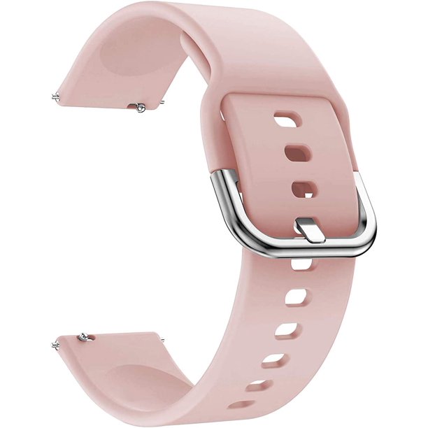 Ewenys Correa deportiva de silicona suave para reloj inteligente, compatible con Samsung Galaxy Watch 3 de 45 mm / Huawei Watch GT3 GT2 de 46 mm / Amazfit GTR3 GTR2 (22 mm, rosa)