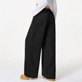 thumbnail image 5 of Women's Pants Fashion Casual Pants For Women Lazy Style High Waisted Casual Versatile Drape Wide Leg, 5 of 7