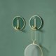 thumbnail image 4 of Perchero de pared con ganchos para colgar joyas, con marco de metal, para dormitorio, para baño, plegable., 4 of 7