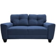 thumbnail image 1 of Love seat El Bazar Store Sidney Lino Azul Marino 2 Plazas Modular Moderno Sala Sofa, 1 of 4