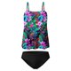 thumbnail image 4 of Karight Strapless Tankini Swimsuits for Women Tummy Control 2 Piece Bathing Suits Bandeau Blouson Swim Top with Bikini Bottom, 4 of 4