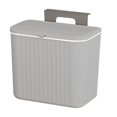 thumbnail image 1 of Cubo de basura pa la cocina, soporte pa contenedor de basura con organizadores de tapa, bote de basura multifunción pa clasificación d Gris 7L Gloria Cubo de basura de cocina, 1 of 9